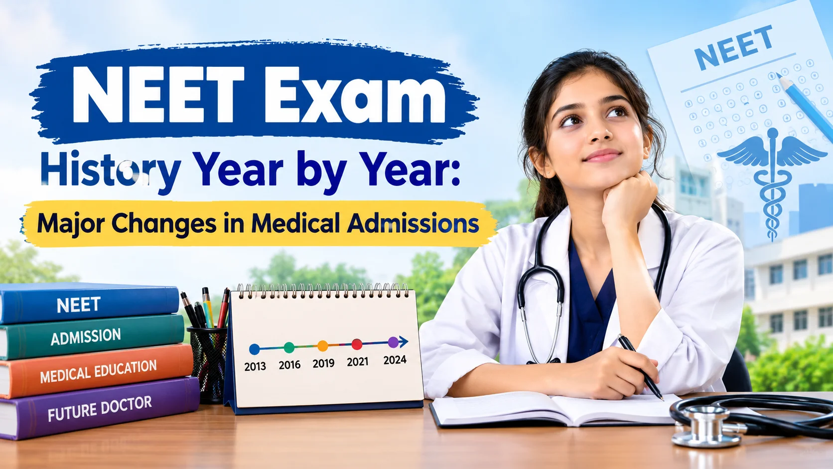 NEET Exam History Year by Year: Major Changes in Medical Admissions